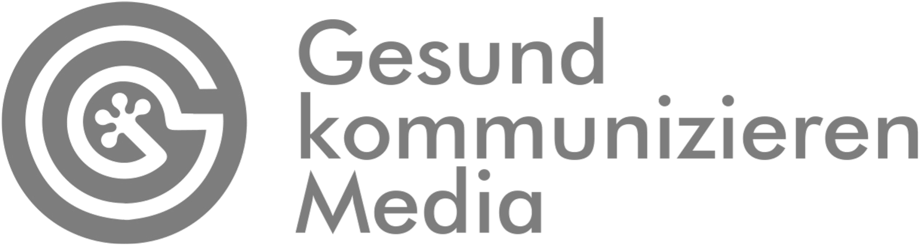 Gesund kommunizieren Media - Logo Grau
